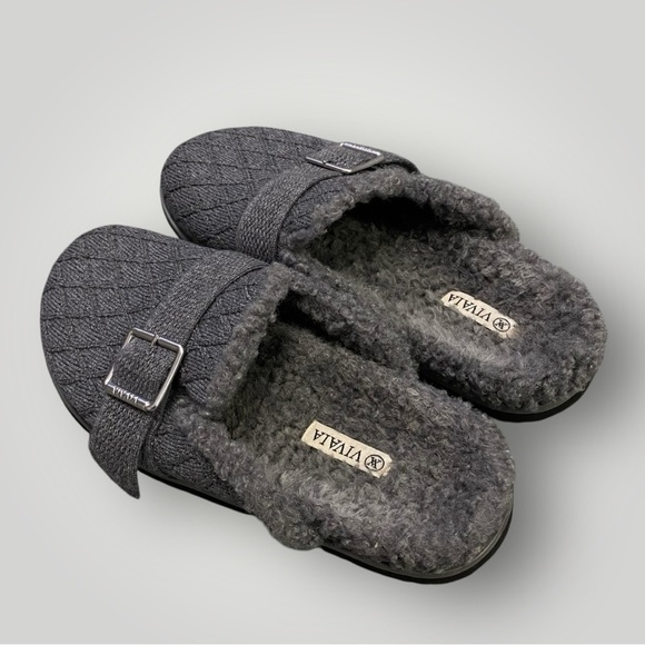 VIVAIA Round-Toe Wool Slippers (Hazel) Sz 8.5 - Picture 4 of 12